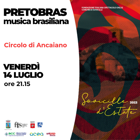 PRETOBRAS  musica brasiliana venerdì 14 luglio Circolo di Ancaiano
