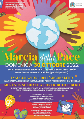 A Sovicille la Marcia della Pace - Domenica 30 ottobre, alle ore 15