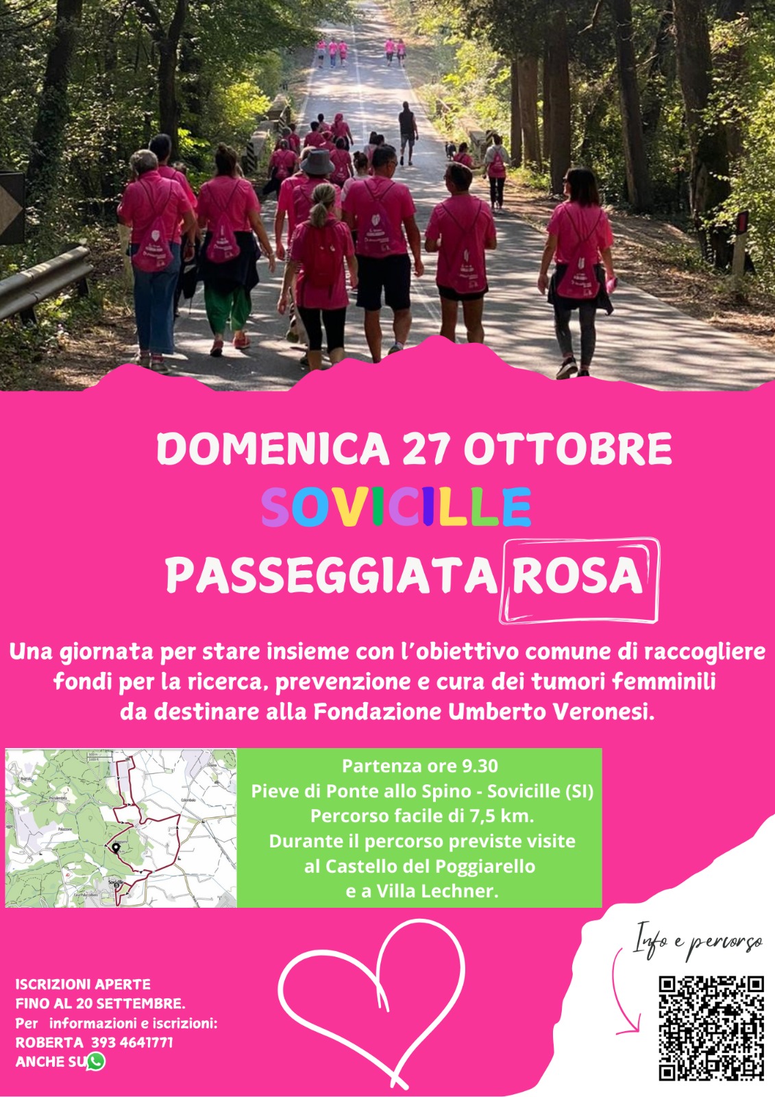 Domenica 27 Ottobre - PASSEGGIATA ROSA